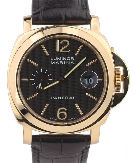 panerai gold watch|panerai watches price.